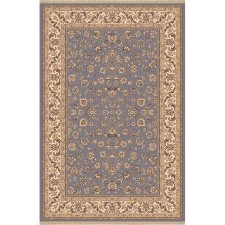 Dynamic Rugs Brilliant 5 ft. 3 in. x 7 ft. 7 in. 72284-920 Rug - Blue BR6972284920